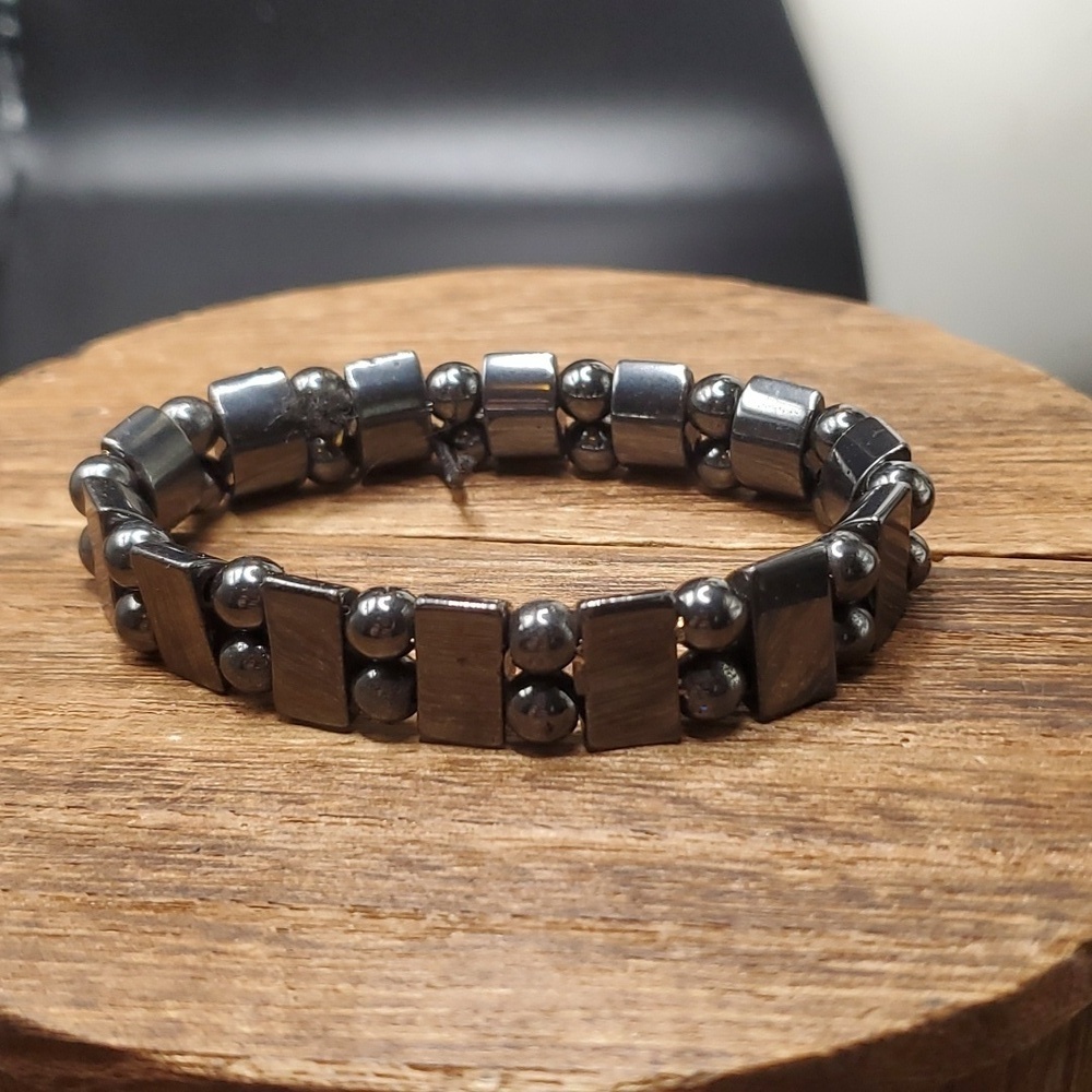 B3227 Hematite magnetic bracelet‎ unisex